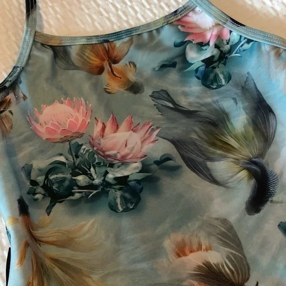 Molo Baby Fish And Floral Swimsuit - Picture 3 of 16